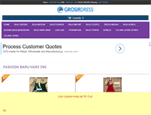 Tablet Screenshot of grosirdress.com